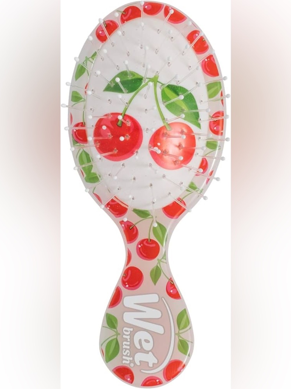 Wet Brush Mini Detangler Hair Brush Cherry Print (Tutti Fruitti) - Picture 2 of 3